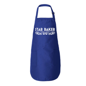 Star Baker Apron - Long Royal