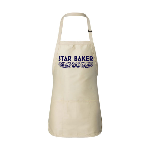 Star Baker Apron - Short Tan